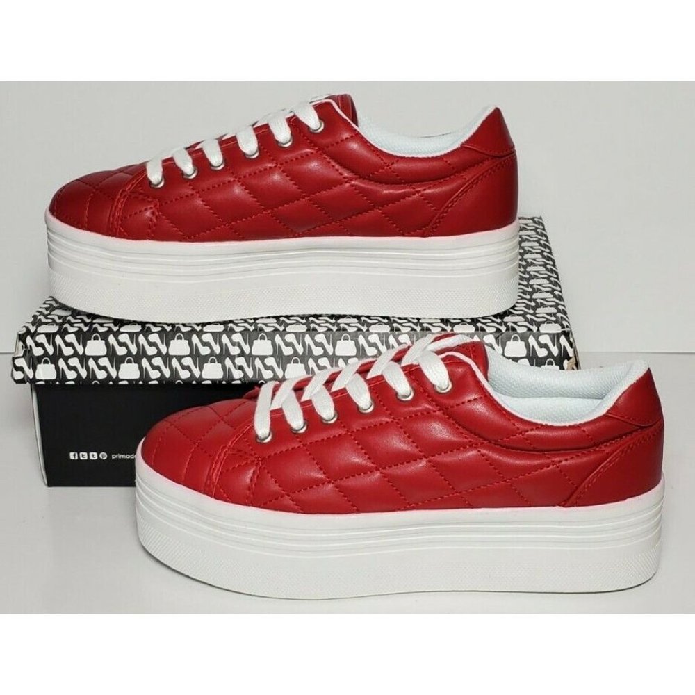 PRIMADONNA COLLECTION SNEAKERS WOMEN'S EURO SIZE 39 NEW IN BOX  RED 14530